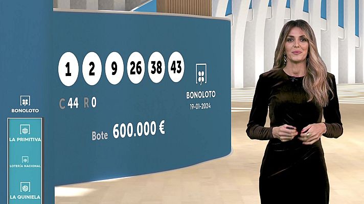 Loterías - Sorteo de la Bonoloto y Euromillones del 19/01/2024
