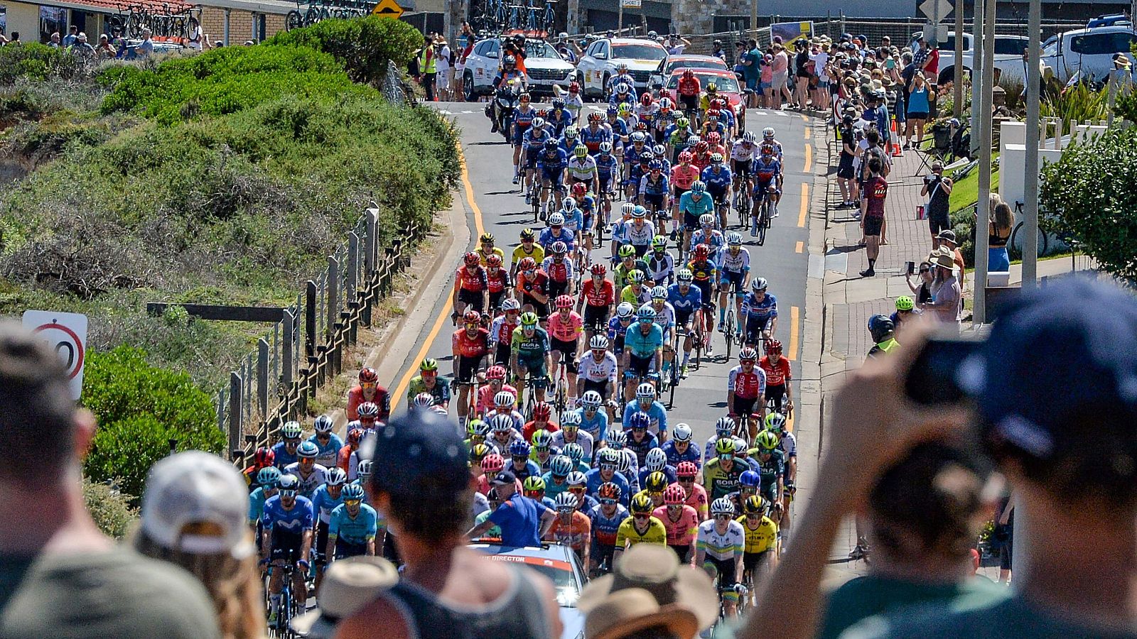 Ciclismo - Santos Tour Down Under Masculino. 5ª Etapa: Christies Beach - Willunga Hill - ver ahora