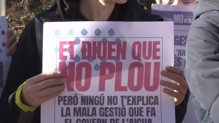 L'Informatiu - Entitats ecologistes acusen el Govern de manca de transparència en la gestió de l'aigua per la sequera