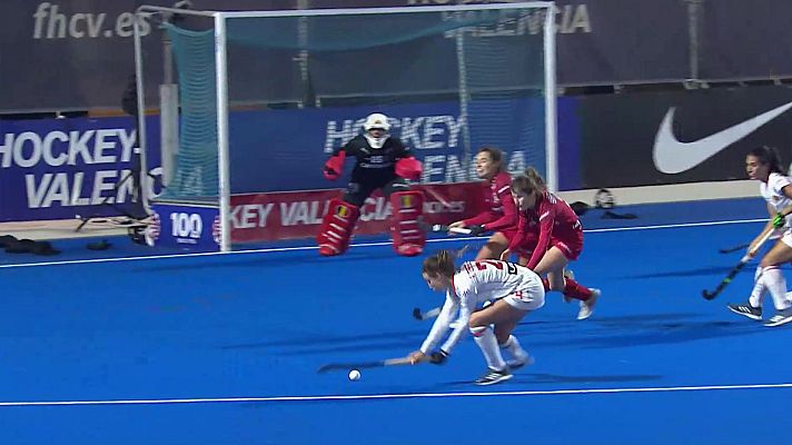 Hockey hierba y sala - Torneo Preolímpico Femenino. Final: España - Bélgica