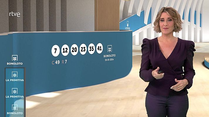 Loterías - Sorteo de la Bonoloto y Primitiva del 20/01/2024