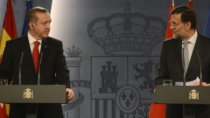 Telediario 1 - Cumbre entre España y Turquía