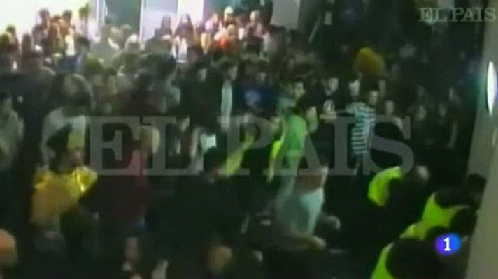 Telediario 1 - Nuevas imágenes del Madrid Arena