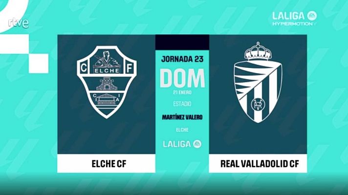 Resúmenes de LaLiga - Elche - Valladolid: resumen partido de la 23ª jornada de Liga | Segunda