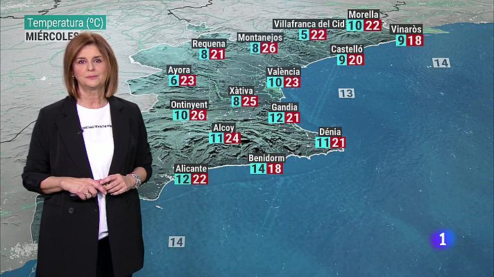 L'informatiu - Comunitat Valenciana - El tiempo en la Comunitat Valenciana 23/01/24