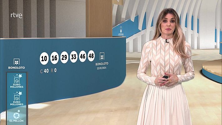 Loterías - Sorteo de la Bonoloto y Euromillones del 23/01/2024
