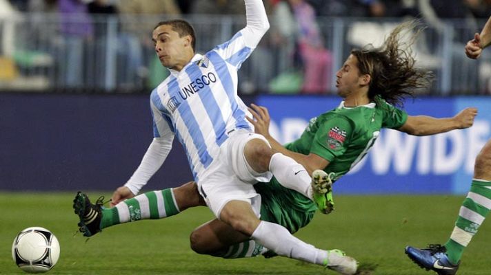 Telediario 1 - El Málaga se vale de los goles en campo contrario