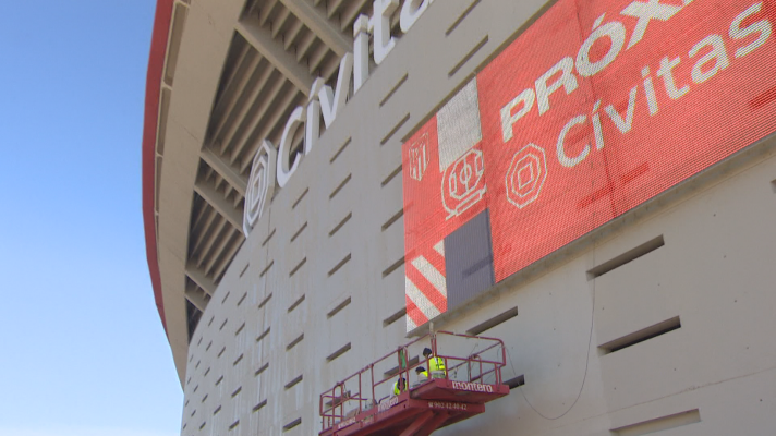 Telediario 1 - El Civitas Metropolitano se 'maquilla' para hacerse más sostenible