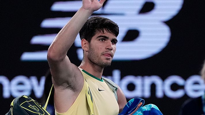 Telediario 2 - Alcaraz se va de Australia entre "avergonzado" y "contento"