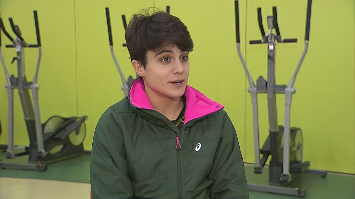 Telediario 2 - María Pérez se recupera y sueña con dos medallas en París
