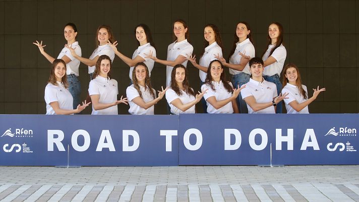Telediario 2 - El equipo español de natación sincronizada, a Doha 2024