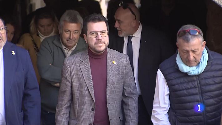 L'Informatiu - Aragonès descarta suspendre el diàleg amb el PSOE per l'espionatge