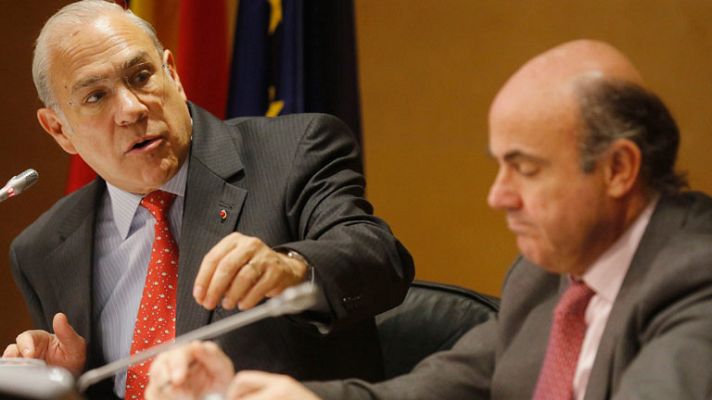 Telediario 1 - Reunión de Rajoy con Gurria