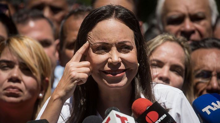 La noche en 24h - Entrevista en La Noche en 24 Horas a la política venezolana, Corina Machado