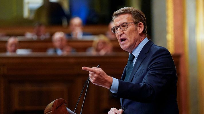 Informativo 24h - Feijóo asegura que recurrirán la amnistía "por todas las vías" y defiende que el PP rescatará a España "de la miseria moral"