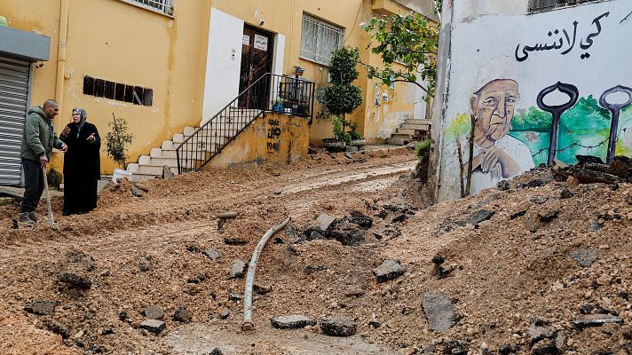 Telediario 1 - UNRWA atiende a 900 mil refugiados en Cisjordania: desde el inicio de la guerra ha crecido el paro hasta un 70%