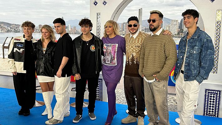 Benidorm Fest - Rueda de prensa con los no clasificados de la 1ª semifinal
