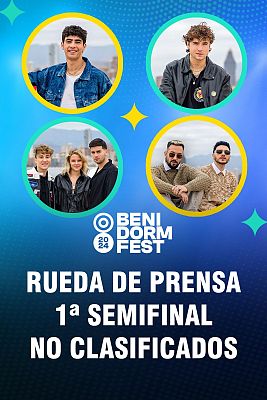 Benidorm Fest - Rueda de prensa con los no clasificados de la 1ª semifinal