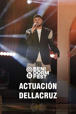 Benidorm Fest - Dellacruz canta “BESO EN LA MAÑANA” en la segunda semifinal