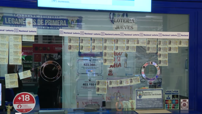 Telediario 1 - El euromillones cae en una administración de Leganés, pero se desconoce quien es el afortunado
