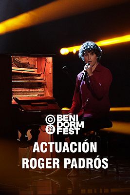 Benidorm Fest - Roger Padrós canta “El temps” en la segunda semifinal