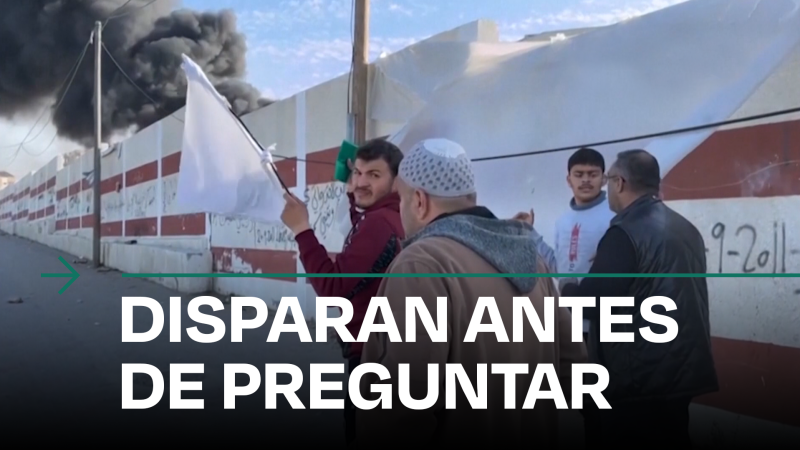 Israel mata a un palestino que llevaba una bandera blanca en la Franja de Gaza