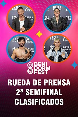 Benidorm Fest - Rueda de prensa de los clasificados de la 2ª semifinal