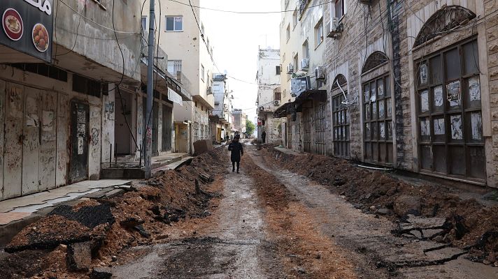 Telediario 2 - Los ataques de los colonos y las redadas del ejército aumentan en Cisjordania