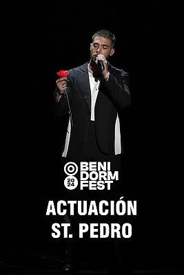 Benidorm Fest - st. Pedro canta "Dos extraños (Cuarteto de cuerda)" en la final