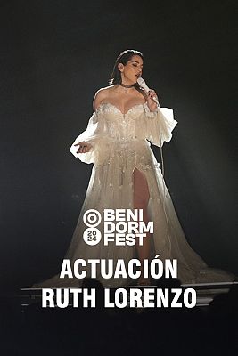 Benidorm Fest - Ruth Lorenzo canta "Dancing in the rain"