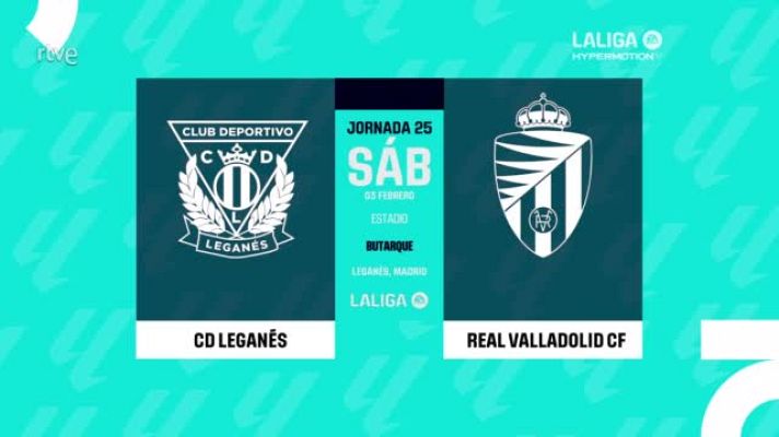 Resúmenes de LaLiga - Leganés - Valladolid: resumen del partido de la 25ª jornada
