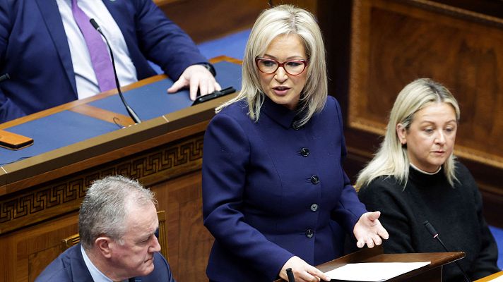 Telediario Fin de Semana - O'Neill, del nacionalista Sinn Féin, se convierte en ministra principal de Irlanda del Norte