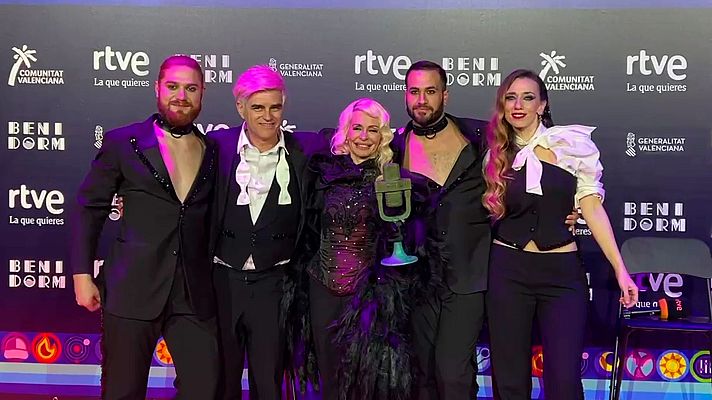 Benidorm Fest - Rueda de prensa de Nebulossa como ganadores