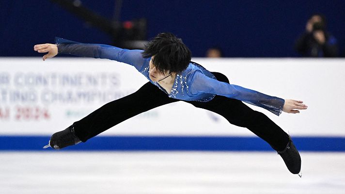 Patinaje sobre hielo - Torneo Cuatro Continentes. Programa libre masculino (2)