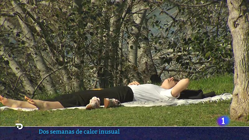 Febrero con calor inusual