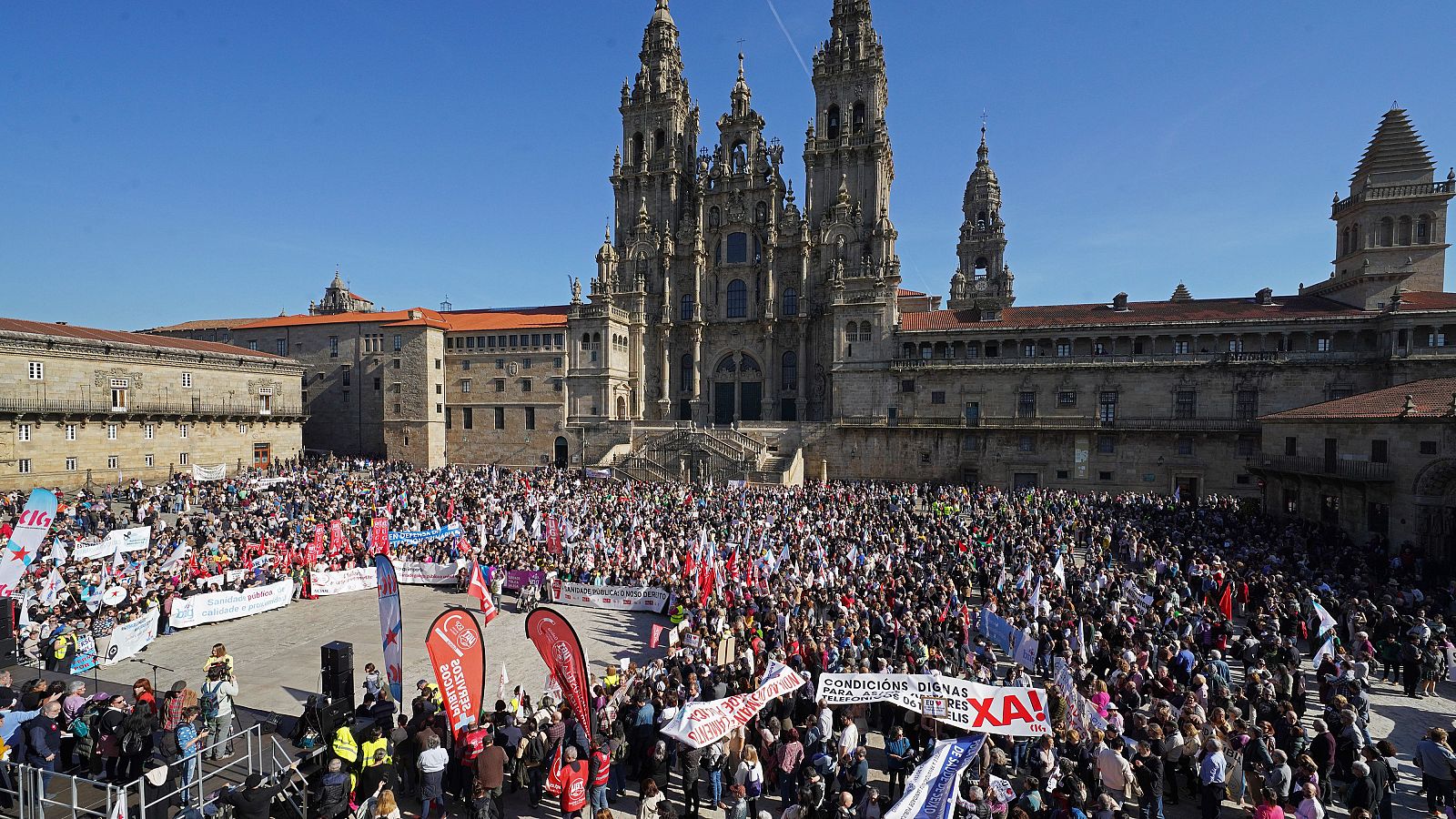 Manifestación en defensa de la sanidad pública en Galicia | Ver