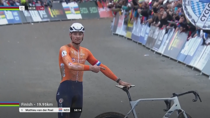 Ciclismo - Mundial Ciclocross | Sexto mundial para Mathieu Van der Poel