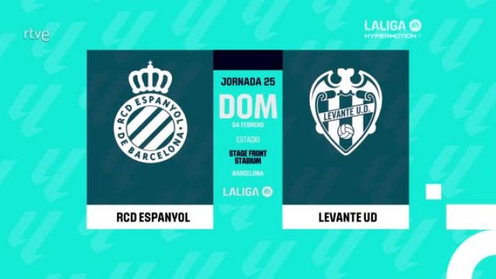 Resúmenes de LaLiga - Espanyol - Levante: resumen del partido, 25ª jornada | 2ª