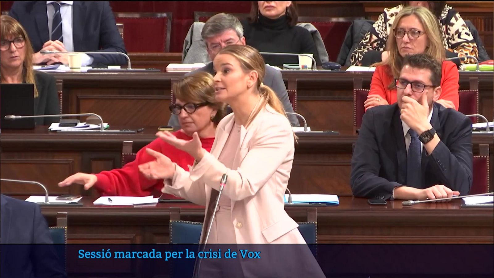 Sessió de control al Parlament marcada per la crisi de Vox | Ver