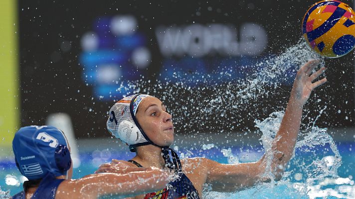 Waterpolo - Un espectacular segundo cuarto impulsa a España en su victoria ante Grecia