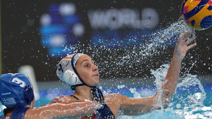 Waterpolo - Un espectacular segundo cuarto impulsa a España en su victoria ante Grecia