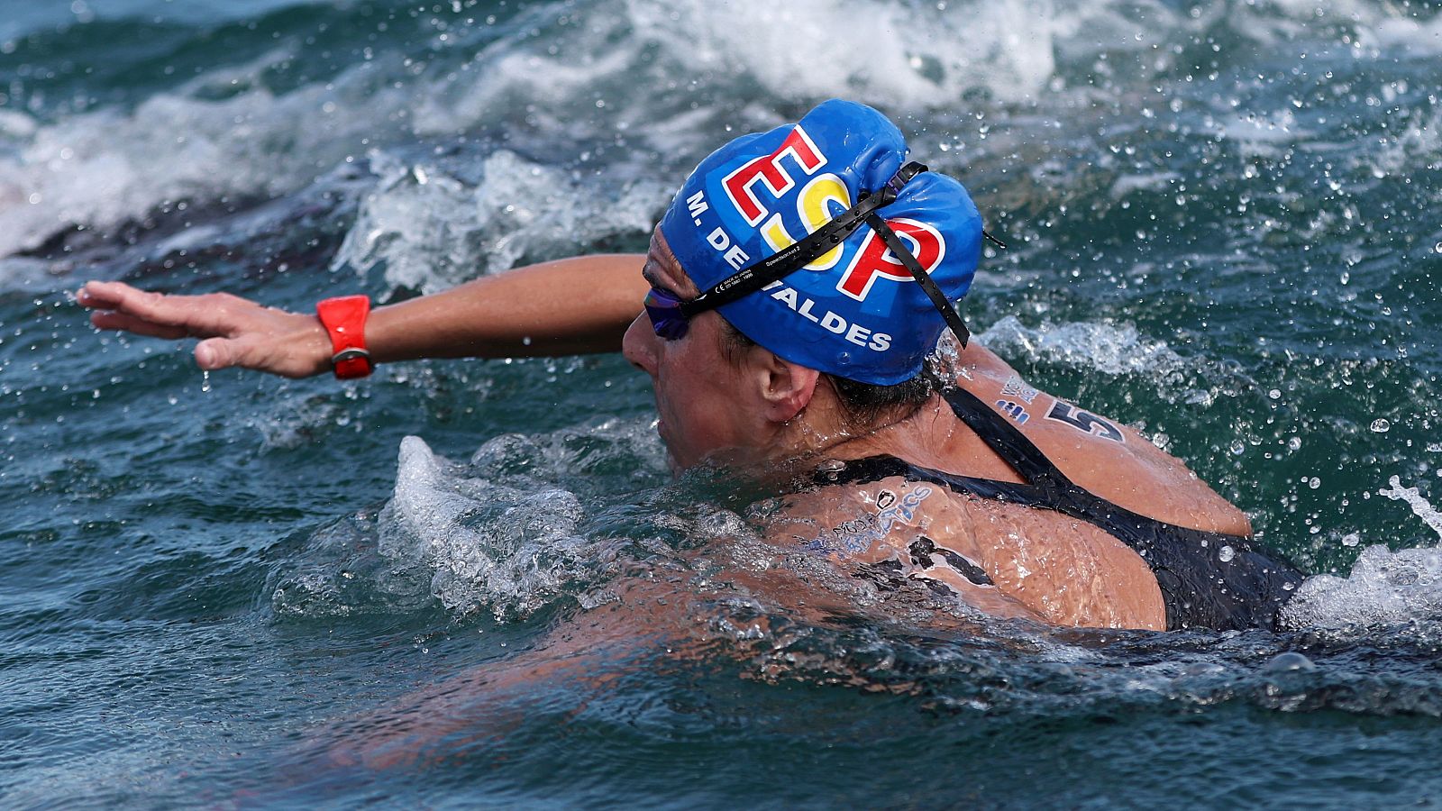 María de Valdés termina sexta en los 5 km de aguas abiertas - Natación | Ver