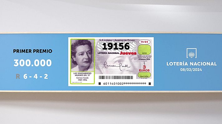 SELAE - Sorteo de la Lotería Nacional del 08/02/2024