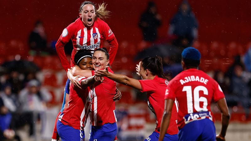 Resumen del partido de cuartos de final de la Copa de la Reina entre Atlético y Real Madrid