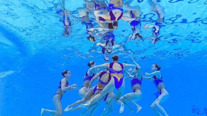 Natación - Así ha sido el ejercicio de España en la final libre del Mundial de Doha