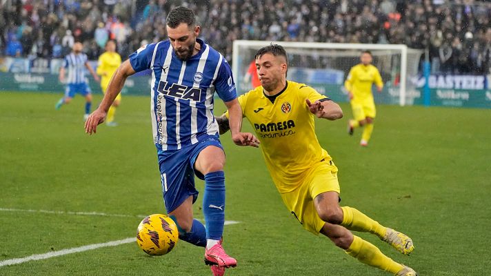Resúmenes de LaLiga - Alavés - Villarreal: resumen partido 24ª jornada Liga | Primera