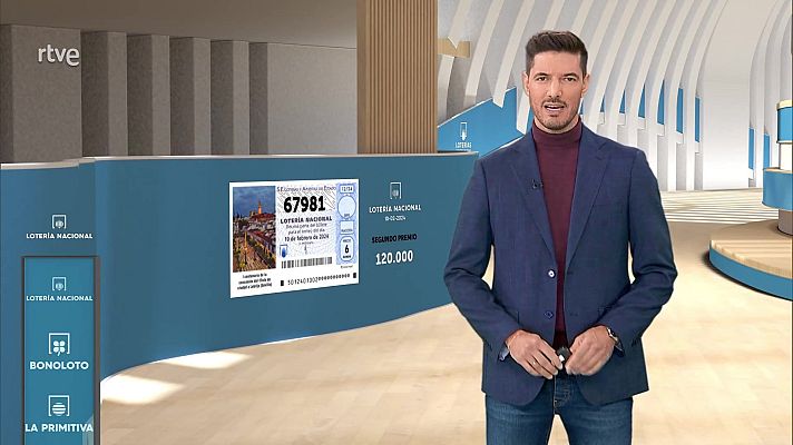 Loterías - Sorteo de la Lotería Nacional del 10/02/2024