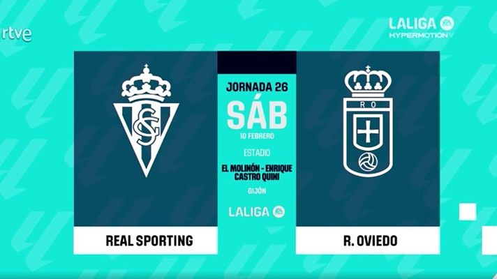 Resúmenes de LaLiga - Sporting Gijón-Oviedo: resumen partido 26ª jornada | Segunda