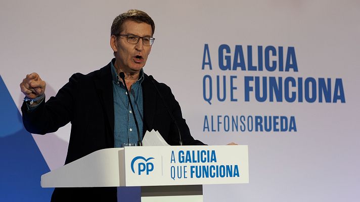 Telediario Fin de Semana - La amnistía y los indultos centran el último domingo de campaña en Galicia con críticas al PP