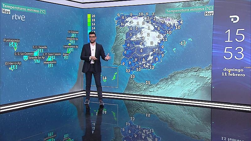 Precipitaciones localmente fuertes en el suroeste peninsular - ver ahora